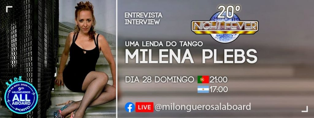 entrevista do Ritmo Azul com a bailarina de tango Milena Plebs