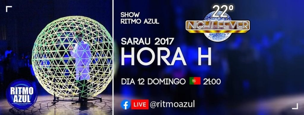 show de dança latina e tango da escola de dança Ritmo Azul - Porto